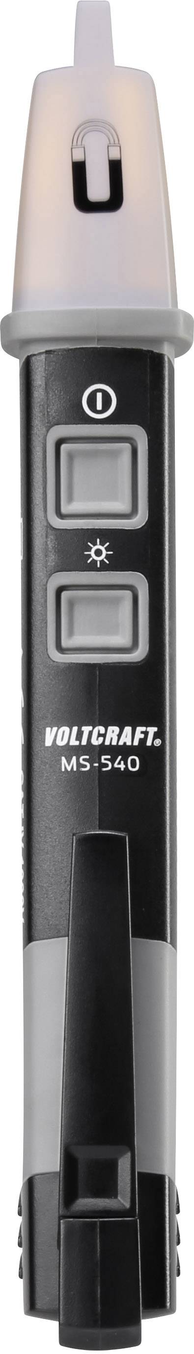 VOLTCRAFT MS-540 Non-contact voltage tester CAT IV 1000 V LED, Acoustic, Vibration