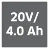 Symbol image for TOOLCRAFT TO-4922841 Tool battery 4 Ah Li-ion