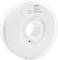 White filament spool for 3D printer, Ultimaker brand, primarily made of polycarbonate, 2.85 mm diameter, 750 grams.