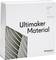 White packaging of Ultimaker Material, PC Material, 750 Grams, with print temperatures of 250-270°C. Suitable for 3D printing.