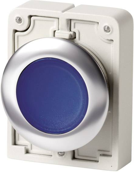 Eaton M30C-FDRL-B Pushbutton switch planar, round, chrome-plated Blue 1 pc(s)
