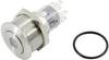 TRU COMPONENTS 1602495 TC-GQ22-A-22D/B/12V/S203 Pushbutton 250 V 5 A 2 x Off/(On) momentary Blue IP65 1 pc(s)