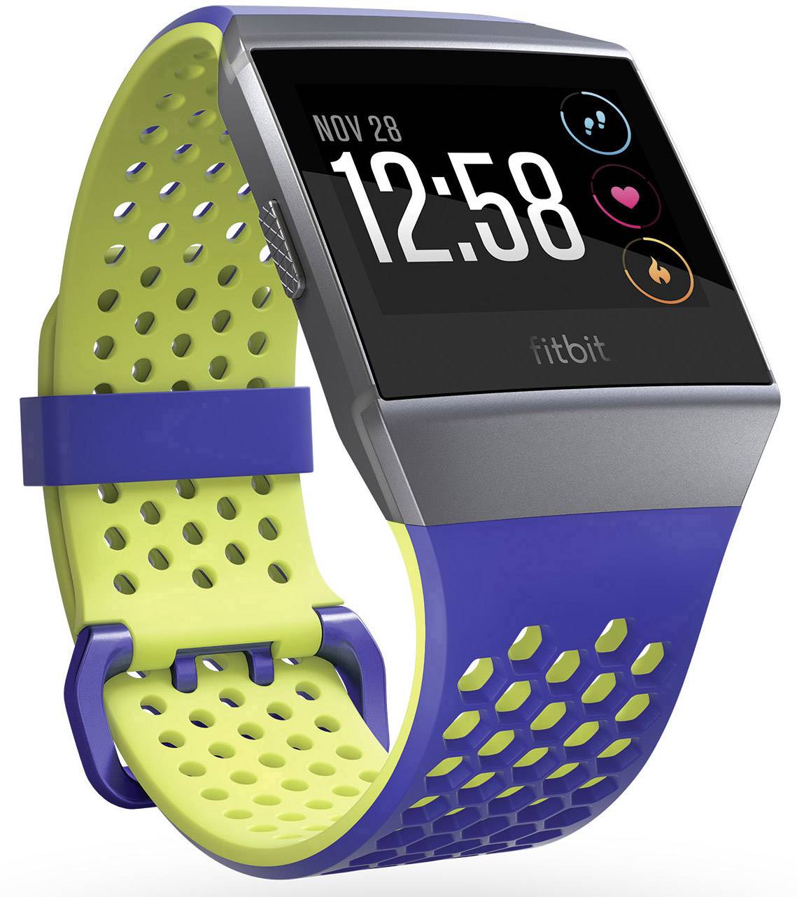 FitBit Ionic Sport Blue Yellow Large 