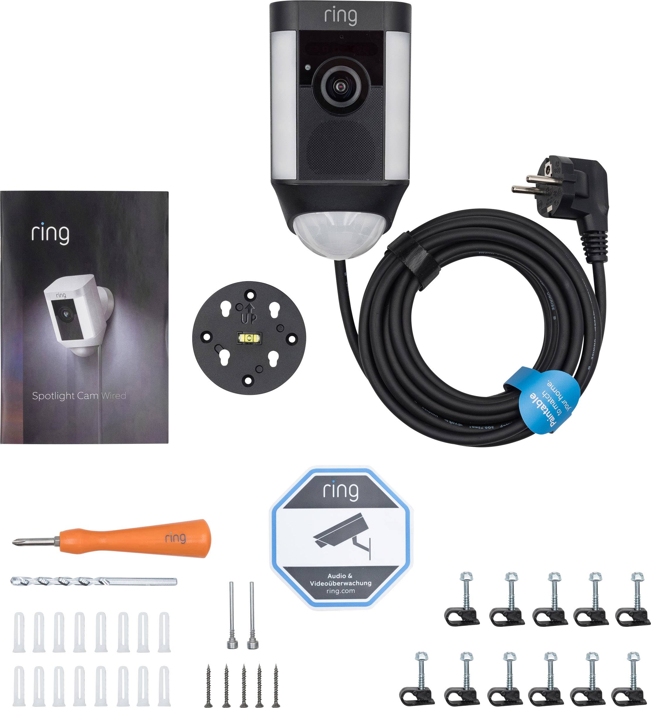 wired ring spotlight cam