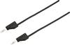 VOLTCRAFT MSB-300 Test lead Banana jack 4 mm Silicone 1.50 m Black 1 pc(s)