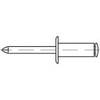 TOOLCRAFT 160328 Open blind rivet (Ø x L) 4 mm x 6 mm Aluminium Steel 500 pc(s)