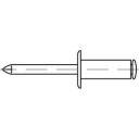 TOOLCRAFT 160328 Open blind rivet (Ø x L) 4 mm x 6 mm Aluminium Steel 500 pc(s)