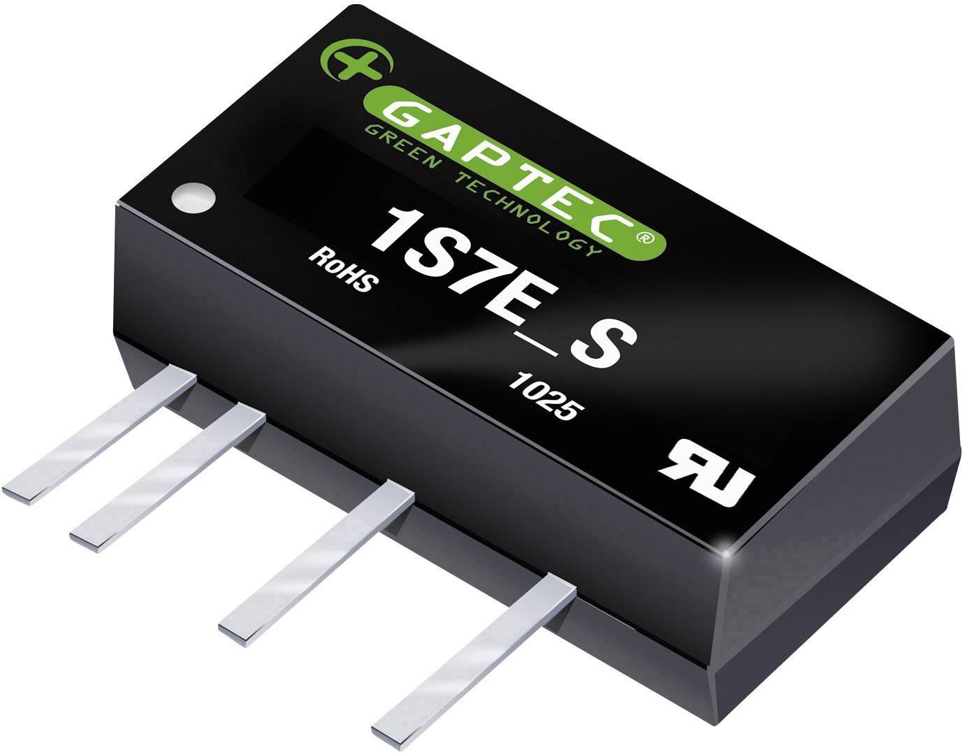 Gaptec 10070430 DC/DC converter (print) 15 V DC 15 V DC 200 mA 1 W No. of outputs: 1 x Content 1 pc(s)-0