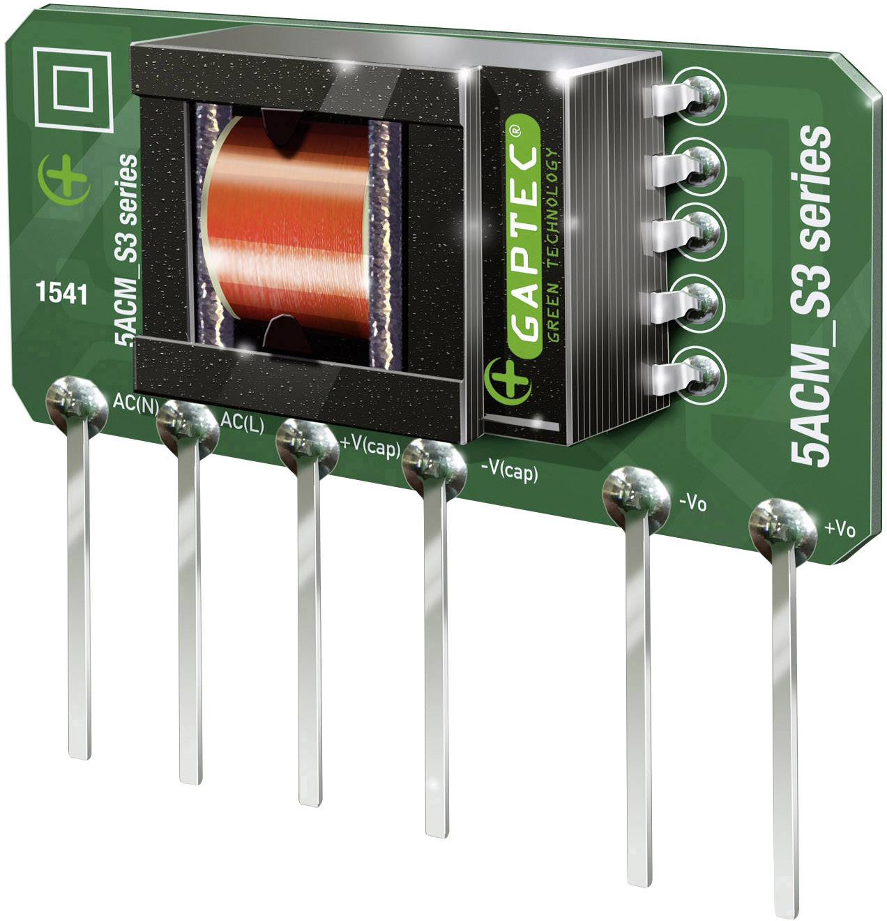 Gaptec 5ACM_15S3 AC/DC PSU module (open frame) 15 V DC 5 W-0