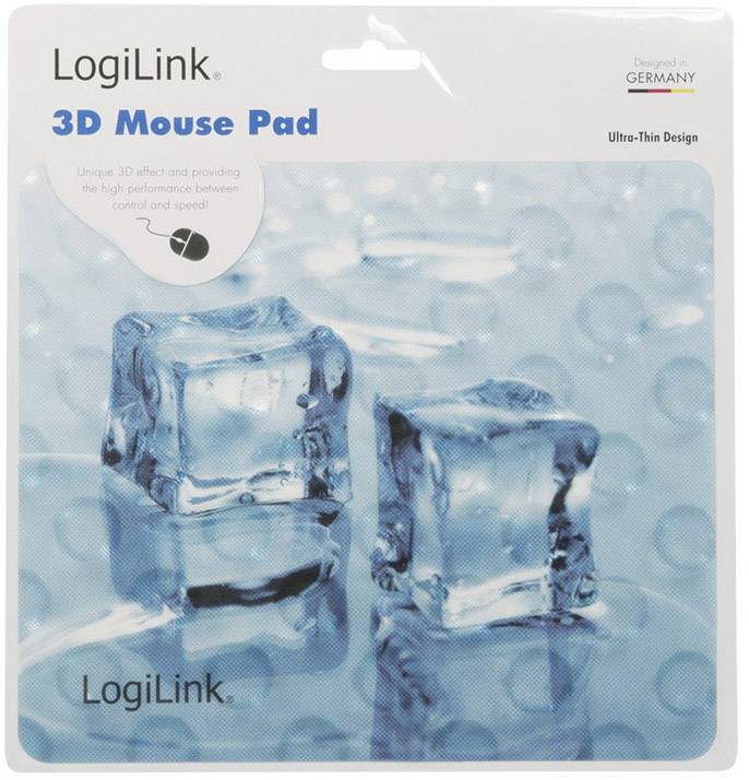 LogiLink ID0152 3D Design "Ice Cube" Mouse pad Blue-3