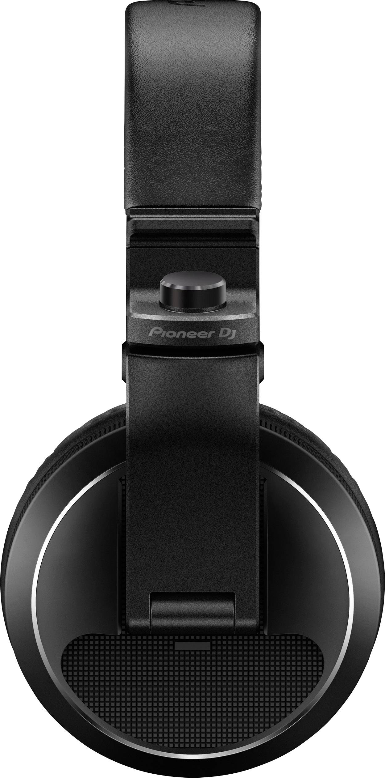 Black DJ headphones with a robust headband and ear cups suitable for professional mixing and monitoring.