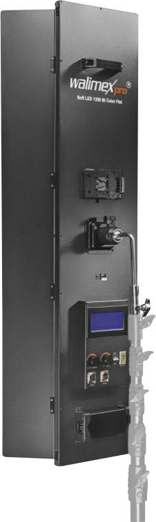 Walimex Pro 1200 Bi Color Flat LED video spotlight No. of LEDs=400-5