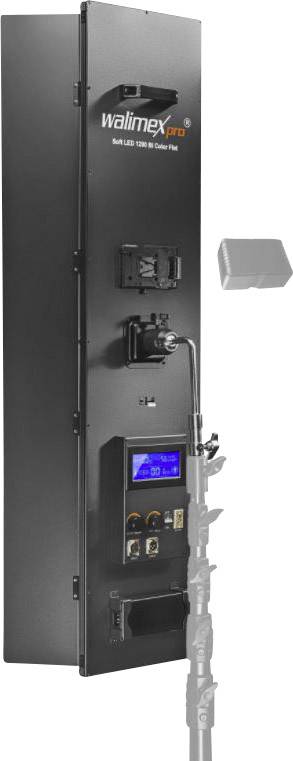 Walimex Pro 1200 Bi Color Flat LED video spotlight No. of LEDs=400-10