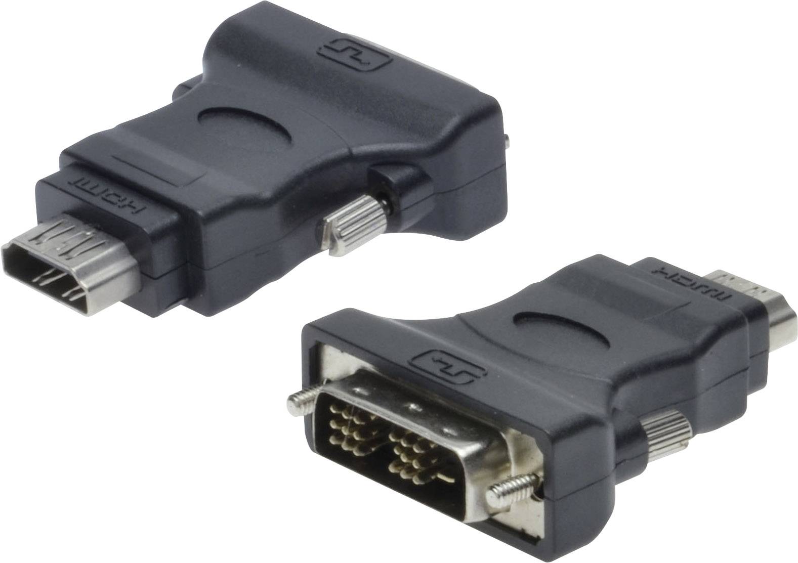 Digitus DA-70463 DVI / DisplayPort / HDMI / Jack / Mini DisplayPort / VGA Adapter [1x DVI plug 19-pin, DVI plug 29-pin, -10