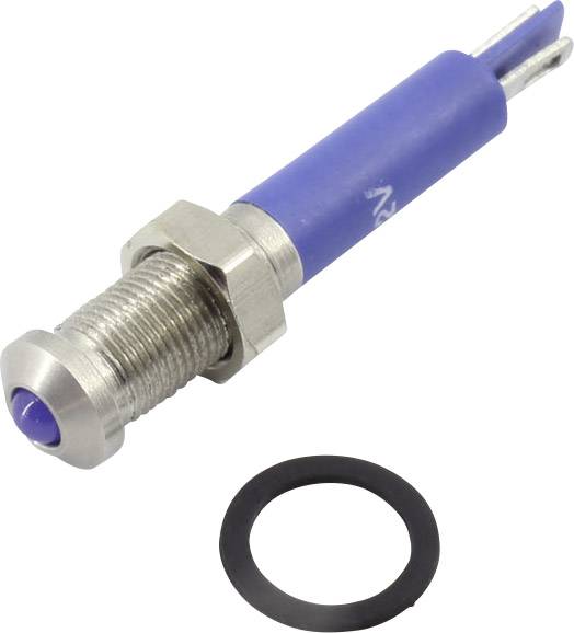 TRU COMPONENTS 1605953 LED indicator light Blue 24 V DC/AC 60 mcd-0