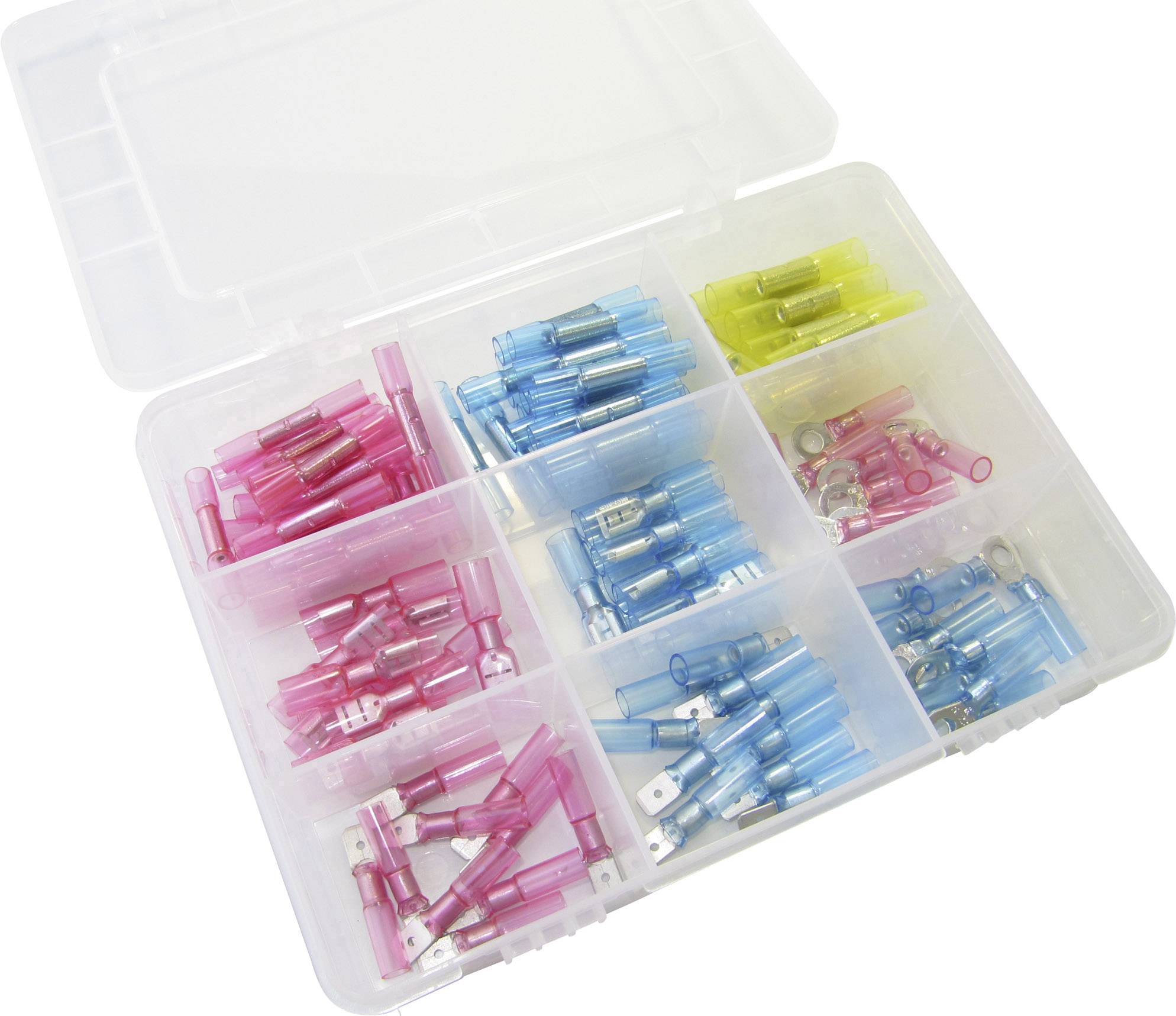 WKK 60521 Crimp connector set 0.50 mm² 6 mm² Red, Blue, Yellow 1 Set