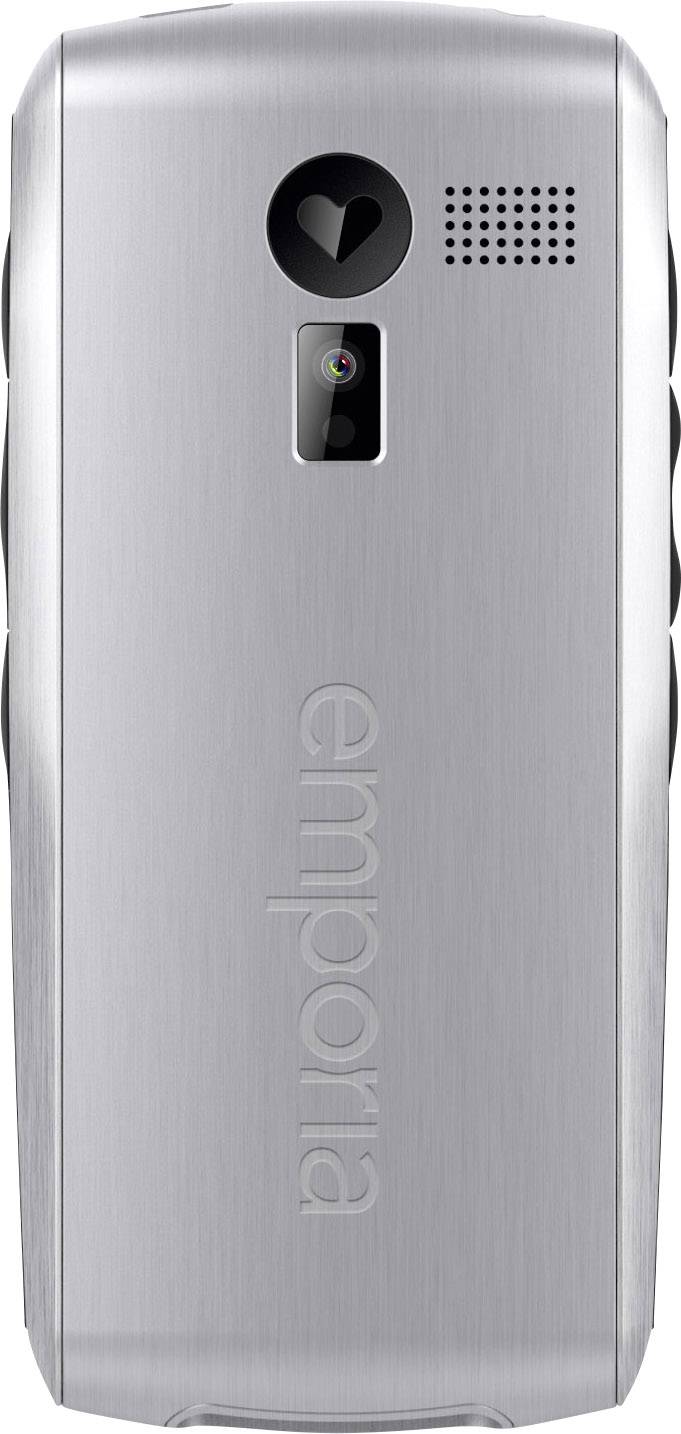 Emporia Classic V26 Big button mobile phone Charging station, Panic button Silver-2