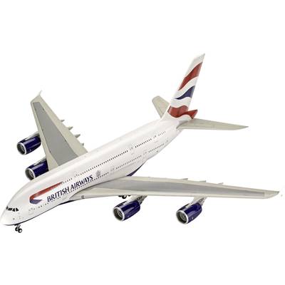 A large passenger aircraft with a British Airways logo flying in the sky, with four engines and white wings.