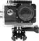 An action camera with a waterproof housing and mounting clip. Model: GoXtreme Enduro Black.