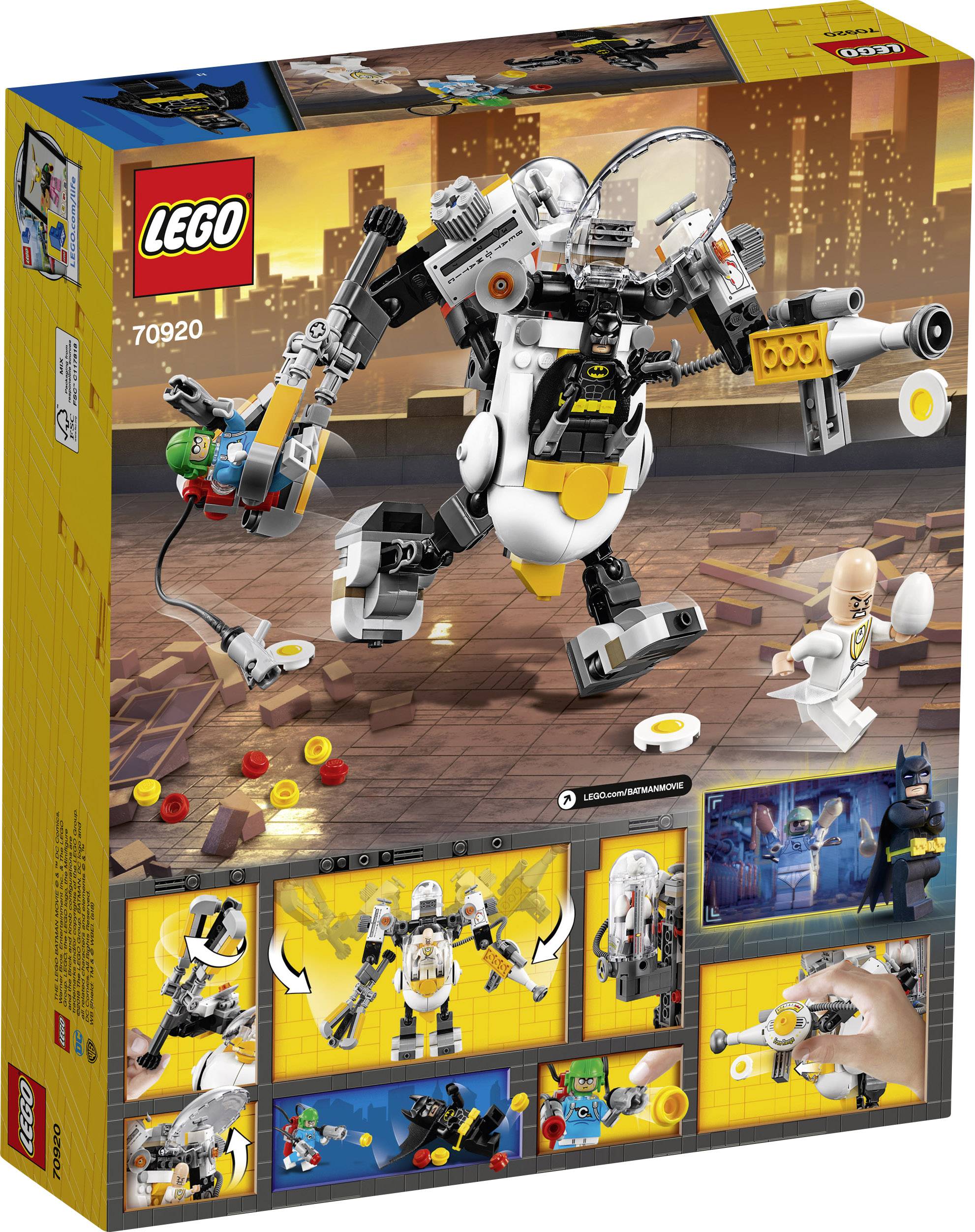 Dekoration Konsekvent kemikalier 70920 The LEGO® BATMAN MOVIE The Robot Food Battle Egghead™ | Conrad.com