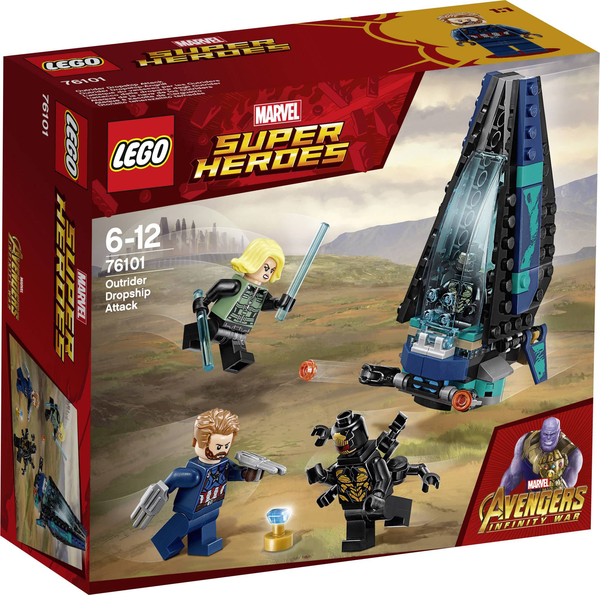 lego super heroes outrider dropship attack 76101