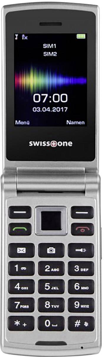 swisstone SC700 Flip top mobile phone Silver-1