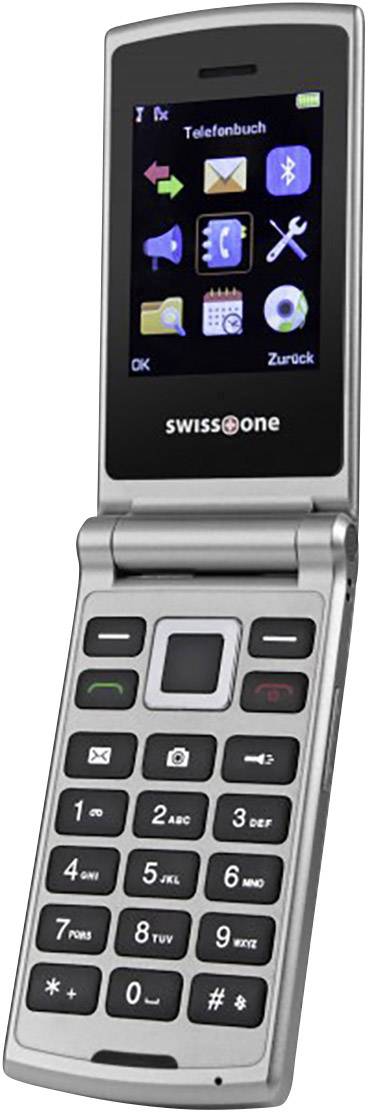 swisstone SC700 Flip top mobile phone Silver-5