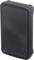 Black rectangular plastic enclosure, possibly intended for device or electronic protection.