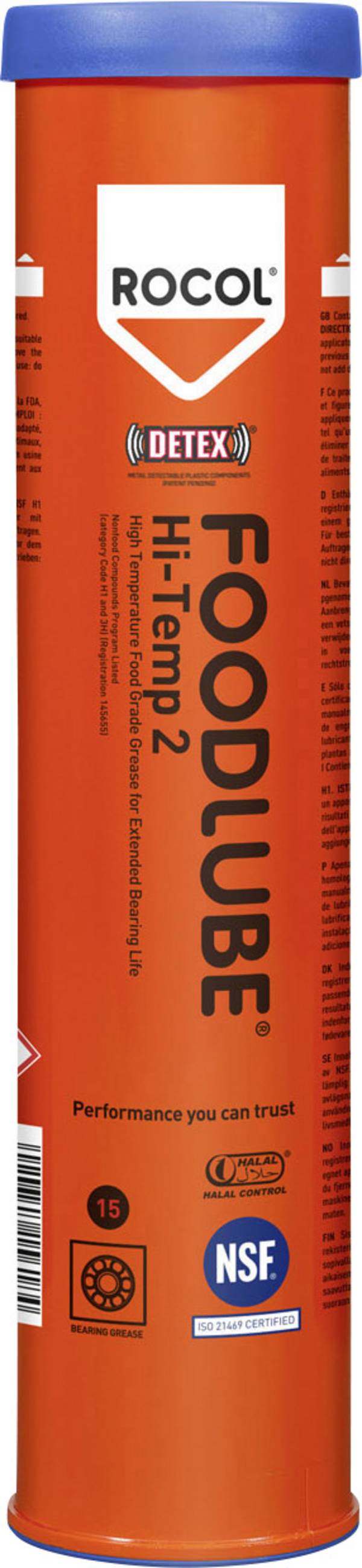 Rocol FOODLUBE Hi-Temp 2 Hi-Temp FOOD LUBE 2 PTFE-reinforced high-temperature grease  380 g