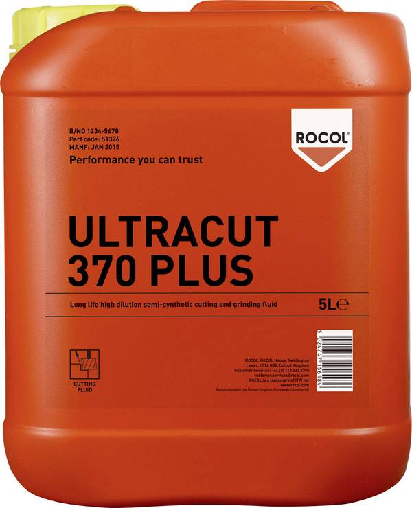 Rocol ULTRACUT 370 PLUS Cutting and grinding fluid ULTRACUT 370 PLUS  5 l