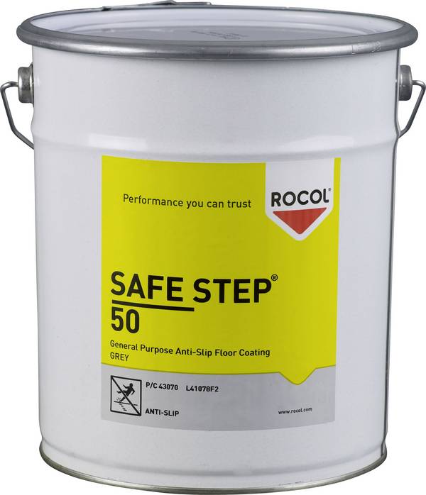 Rocol RS43070 Safety Deposit Box STEP 50 Floor Coating 5l  Grey