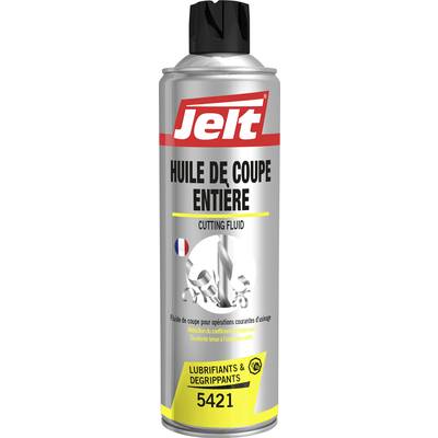 Dose Spray Oil 'Jelt Cutting Oil Neat', silver label with French and English description.