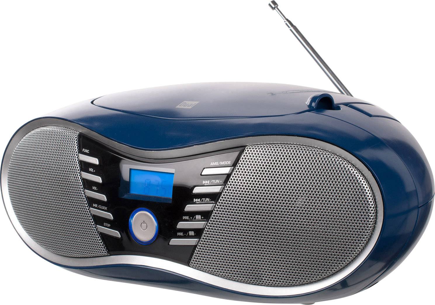 Dual P 60 BT Radio CD player FM AUX, Bluetooth, USB Blue-1