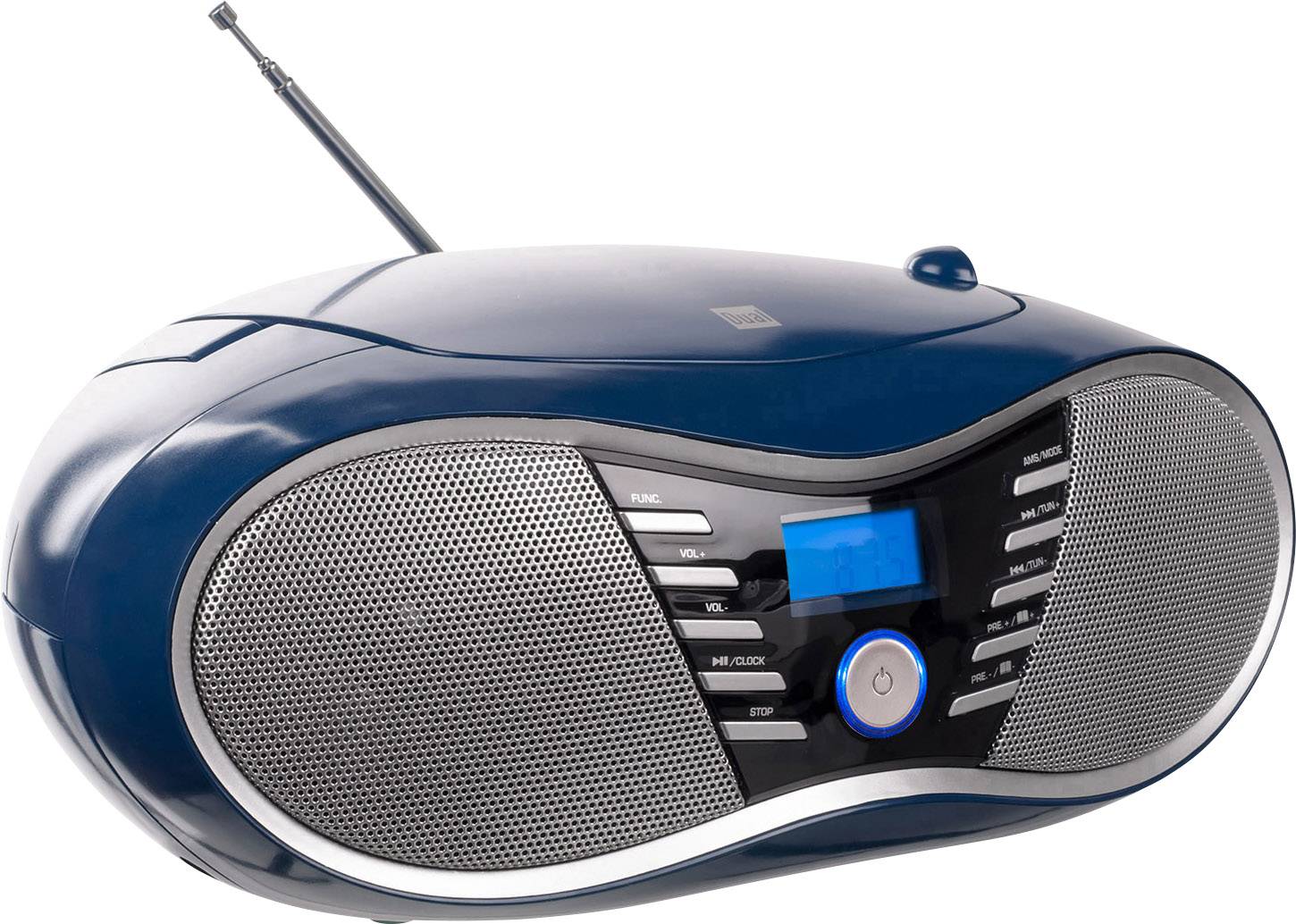 Dual P 60 BT Radio CD player FM AUX, Bluetooth, USB Blue-2