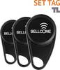 Bellcome Video door intercom Transponder Black