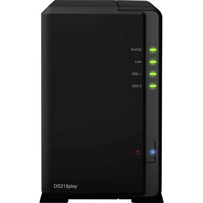Synology DiskStation DS218play NAS server casing 2 Bay
