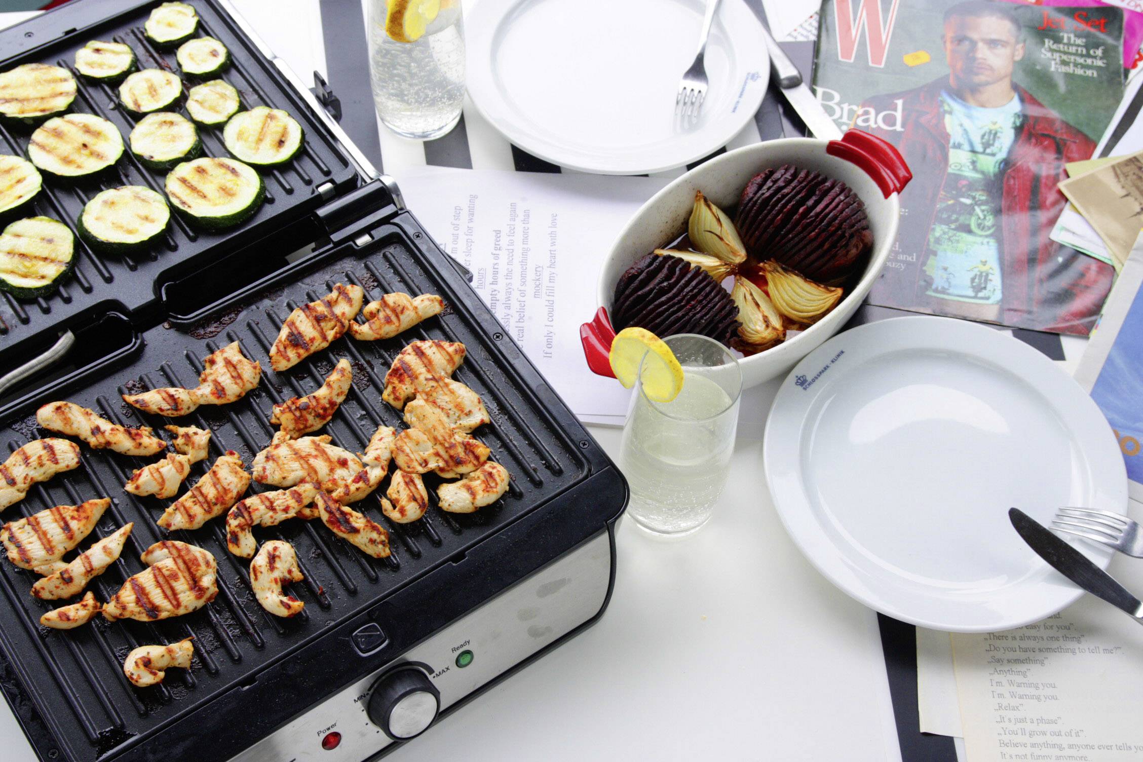 Blaupunkt GRS701 Electric Grill press Stainless steel, Black ...