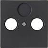 Kopp 1-piece Cover TV/radio socket ATHENIS Anthracite 373515187 1 pc(s)