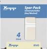 Kopp 4-piece Insert Circuit breaker, Toggle switch RIVO Pure white (RAL 9010) 581617059 4 pc(s)