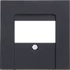 Kopp 1-piece Cover TAE socket ATHENIS Anthracite 373115185 1 pc(s)