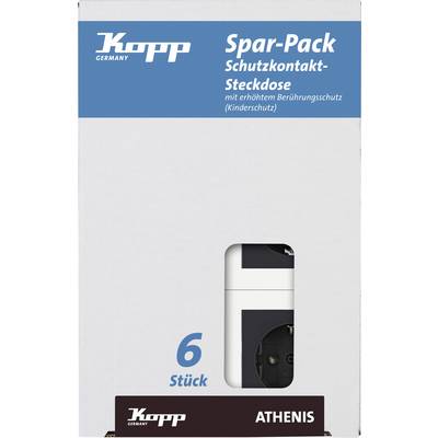 Kopp Insert Socket ATHENIS Anthracite 943015055 6 pc(s)-0