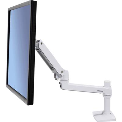Ergotron LX Arm Desk Mount 1x Monitor desk mount 38,1 cm (15") - 86,4 cm (34") White Height-adjustable, Tiltable, Swivel