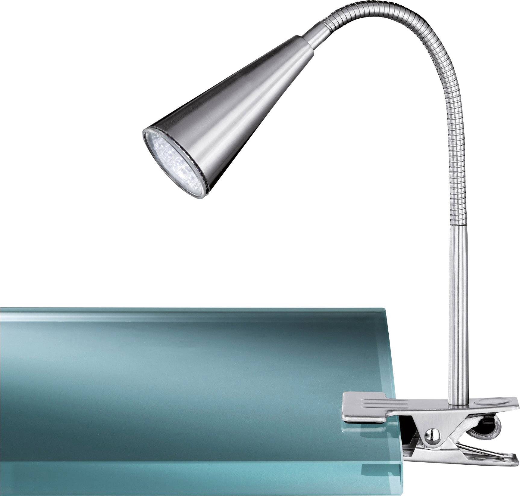 ACTION Arcos 286601640000 Clip lamp LED (monochrome) GU10 F (A - G) 3 W Nickel (matt)-1