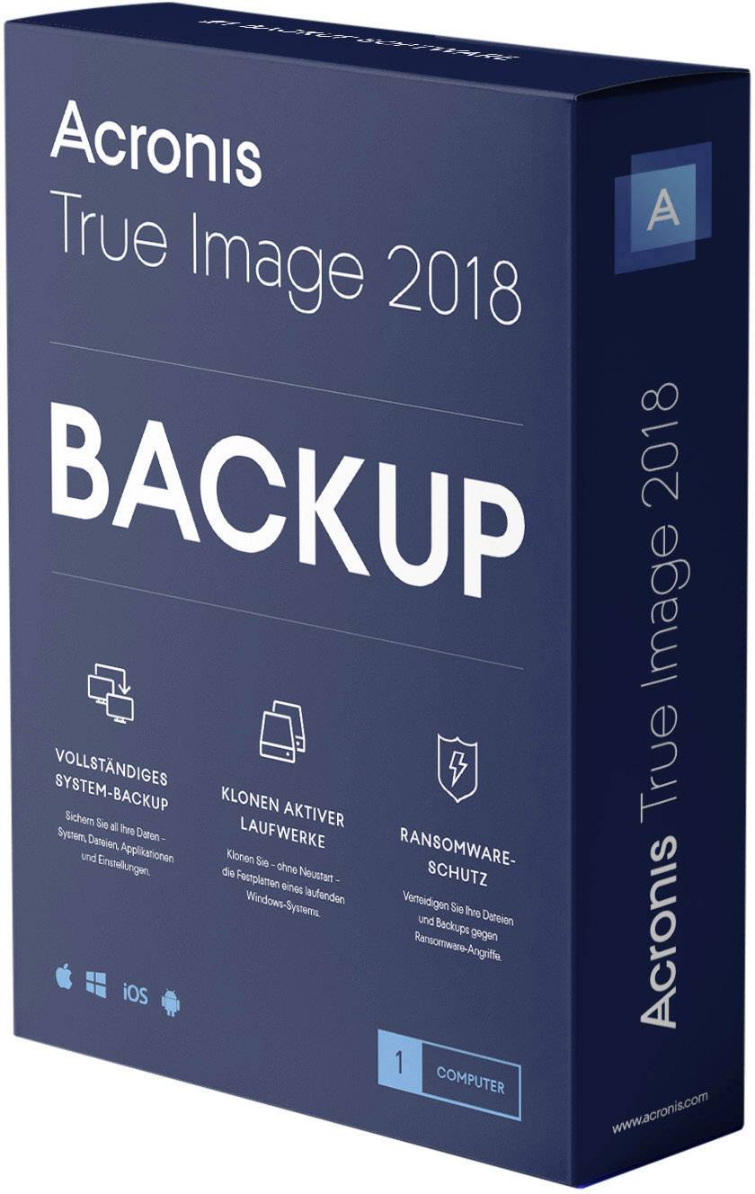 acronis true image 2018 technical support