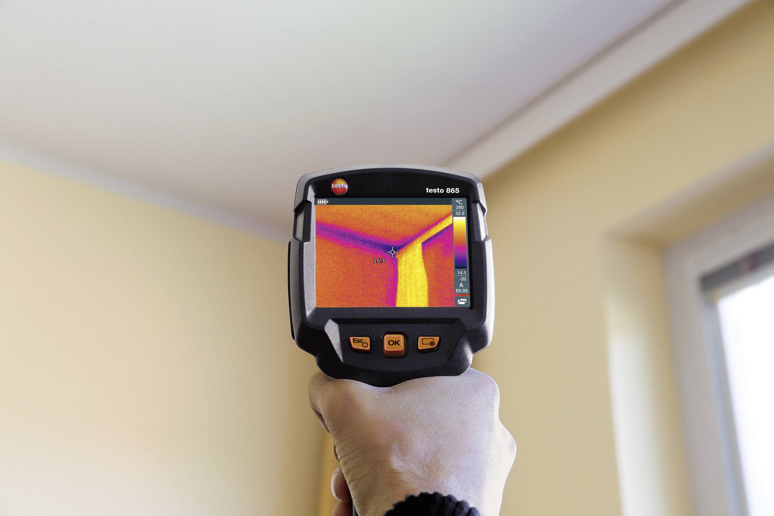 testo 872 KIT IR camera -30 up to +650 °C 320 x 240 Pixel 9 Hz-9