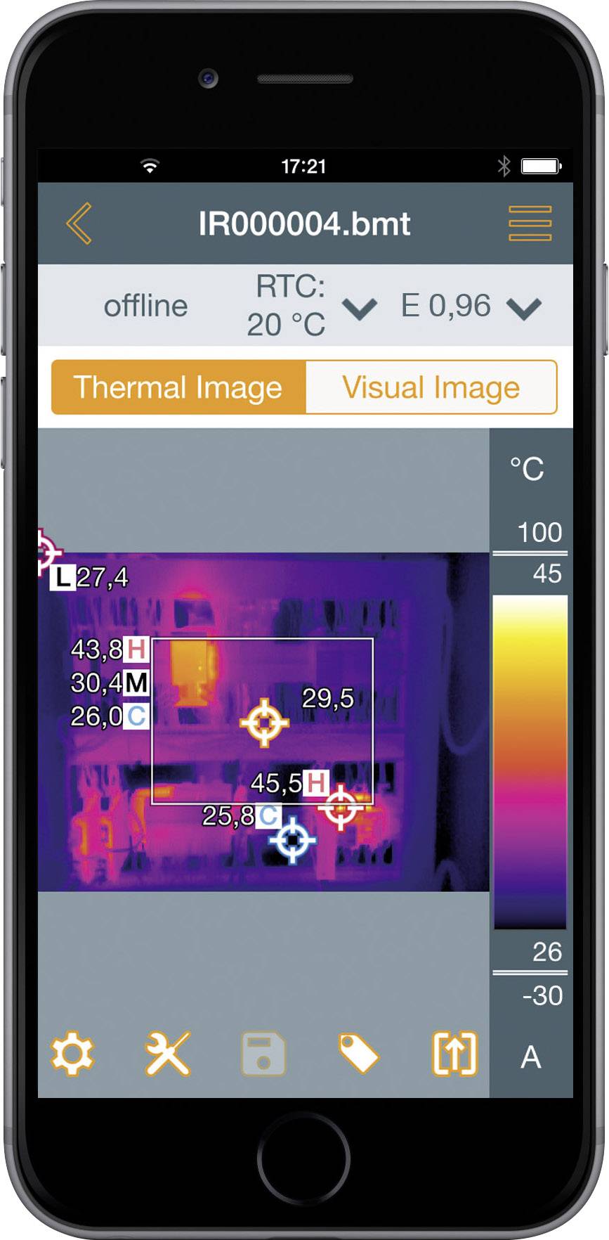 testo 872 KIT IR camera -30 up to +650 °C 320 x 240 Pixel 9 Hz-11