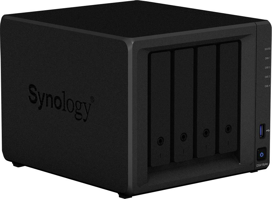 Synology DiskStation DS418Play NAS server casing 4 Bay USB 3.2 1st Gen front panel jack (USB 3.0) DS418Play-2