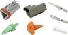 TE Connectivity 30S009 Bullet connector Plug, straight, Socket, straight Total number of pins: 3 1 Set