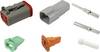 TE Connectivity 30S010 Bullet connector Plug, straight, Socket, straight Total number of pins: 4 1 Set