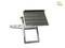 A metal component with a rectangular base shape and perforated surface, suitable for model construction purposes.